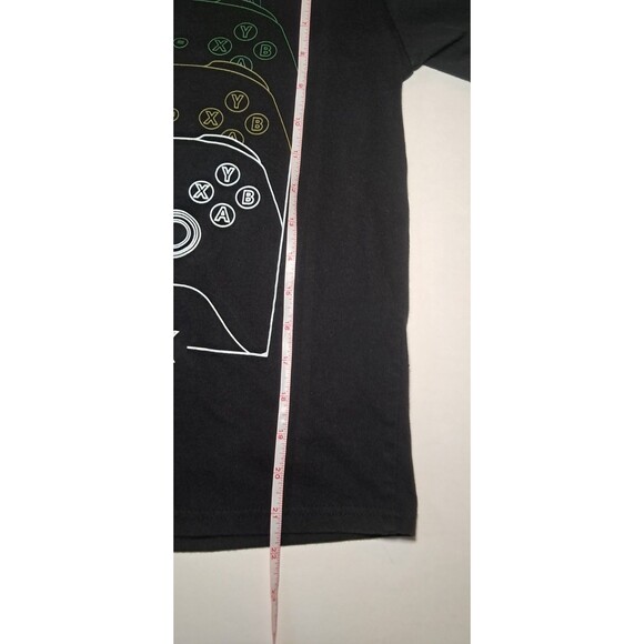 Xbox Boys L 10/12 Controller Logo T Shirt Black Gamer Gaming - Picture 5 of 5